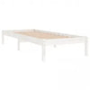 Sengeramme hvit heltre 90x200 cm
