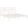 Sengeramme hvit heltre200x200 cm
