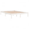 Sengeramme hvit heltre200x200 cm