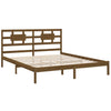 Sengeramme honningbrun heltre200x200 cm