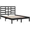 Sengeramme svart heltre 140x190 cm