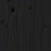 Sengeramme svart heltre 140x190 cm