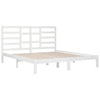 Sengeramme hvit heltre200x200 cm