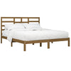 Sengeramme honningbrun heltre200x200 cm