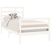 Sengeramme hvit heltre 90x190 cm Single