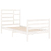 Sengeramme hvit heltre 90x200 cm