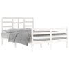 Sengeramme hvit heltre 140x200 cm