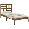 Sengeramme honningbrun heltre 100x200 cm