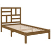 Sengeramme honningbrun heltre 100x200 cm