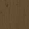 Sengeramme honningbrun heltre 100x200 cm