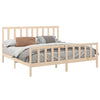 Sengeramme med madrass 200x200 cm heltre furu