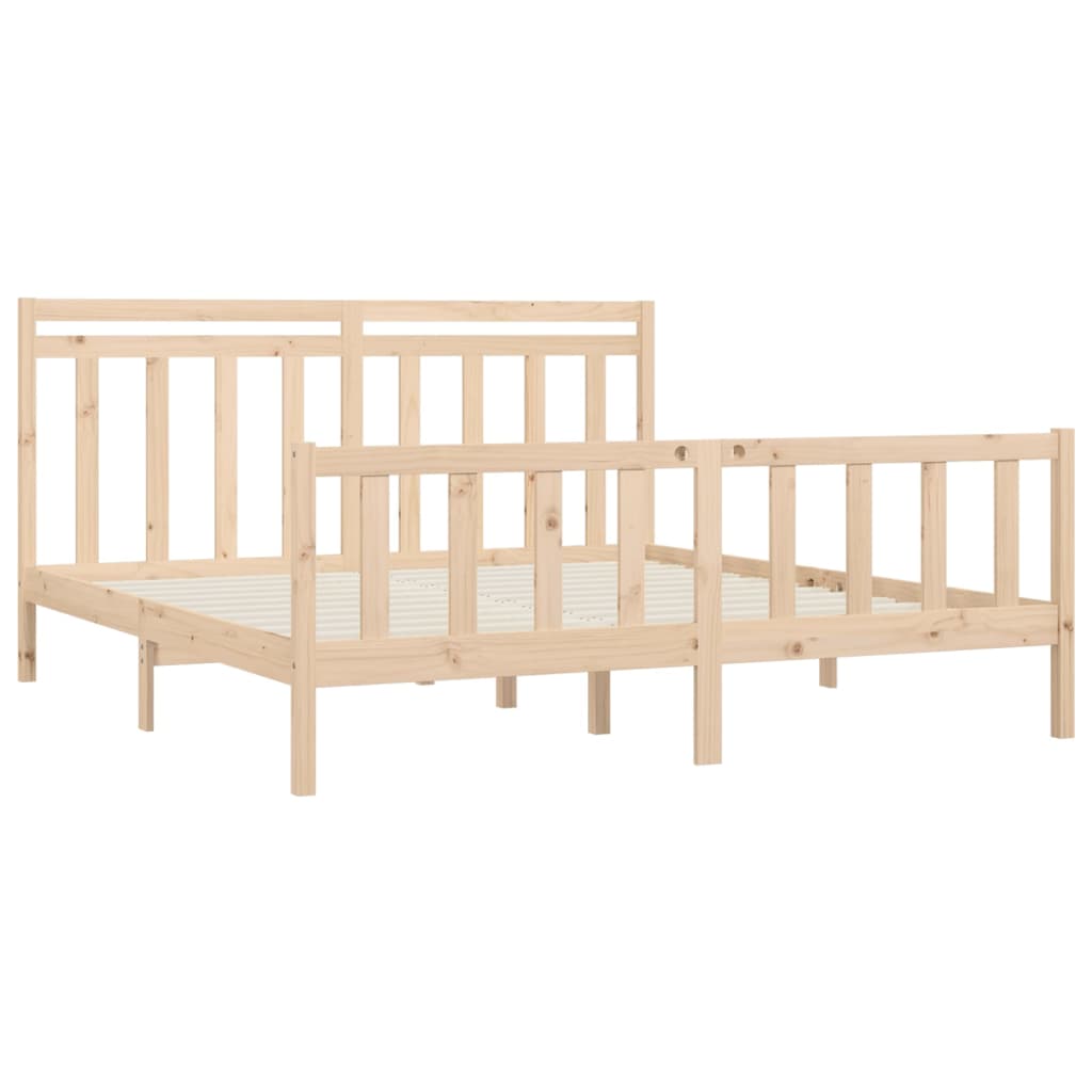 Sengeramme heltre furu 200x200 cm