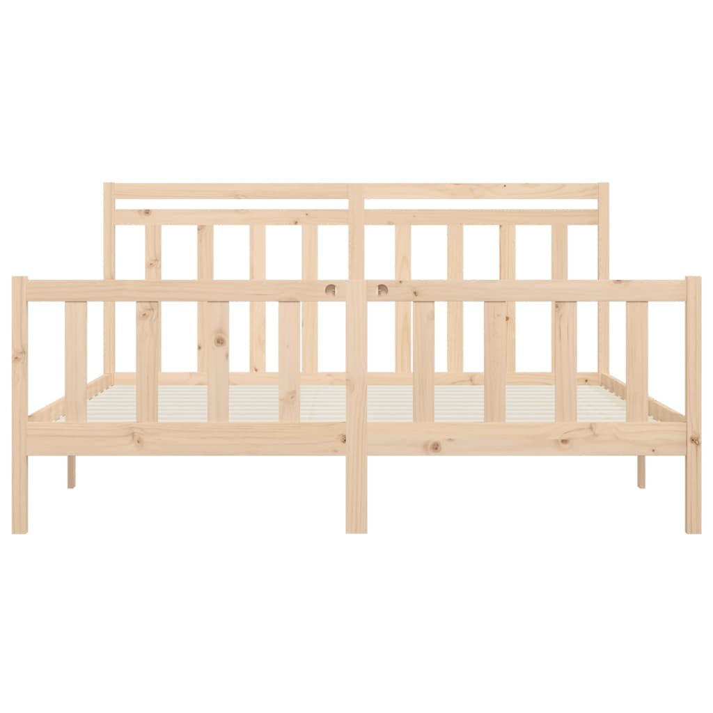 Sengeramme heltre furu 200x200 cm