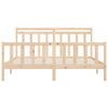 Sengeramme heltre furu 200x200 cm