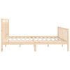 Sengeramme heltre furu 200x200 cm