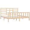 Sengeramme med madrass 200x200 cm heltre furu