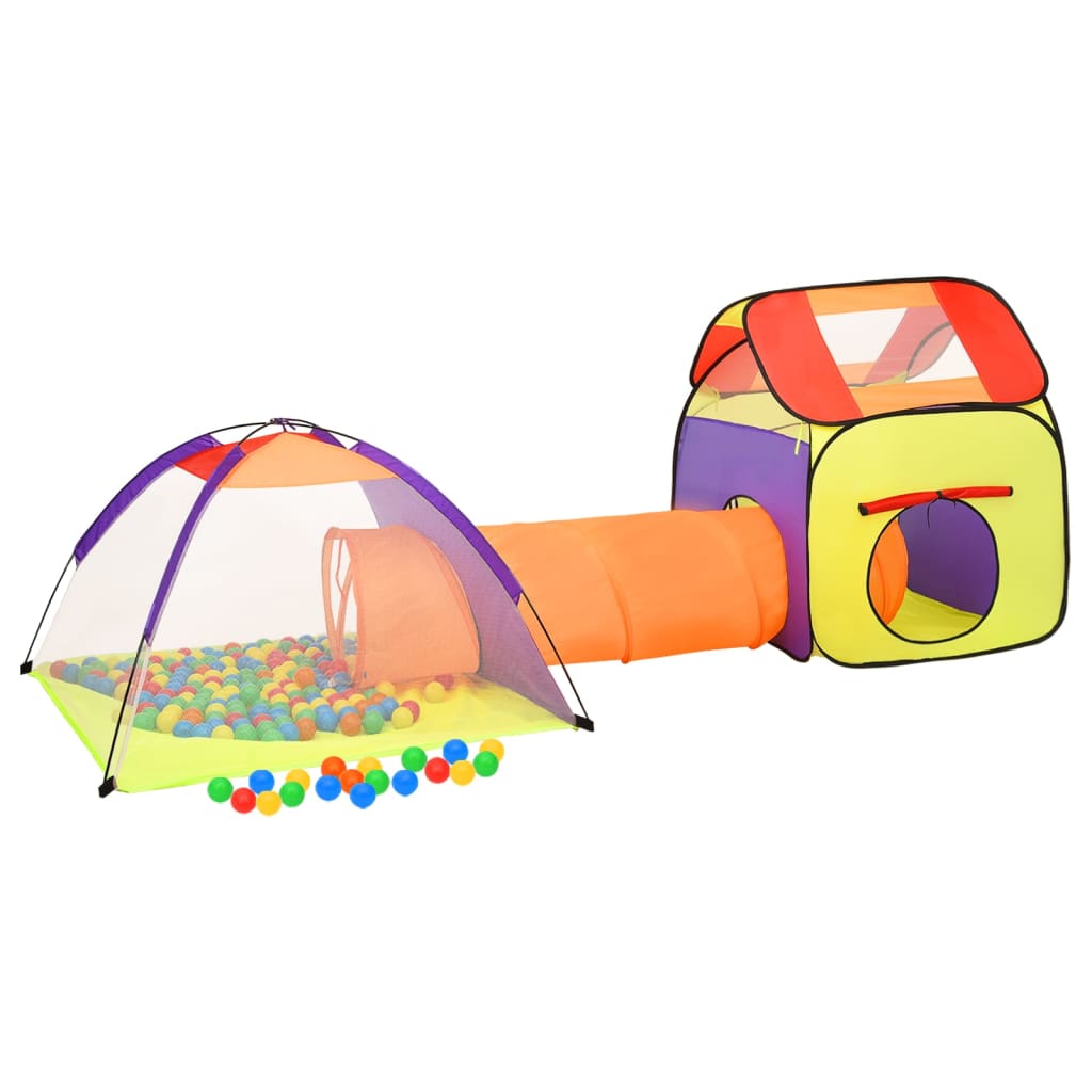 Leketelt for barn med 250 baller flerfarget 338x123x111 cm