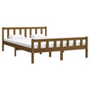 Sengeramme honningbrun heltre 150x200 cm King Size