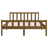 Sengeramme honningbrun heltre 150x200 cm King Size