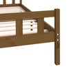 Sengeramme honningbrun heltre 150x200 cm King Size