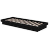 Sengeramme svart heltre 75x190 cm Small Single