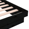 Sengeramme svart heltre 75x190 cm Small Single