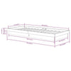 Sengeramme svart heltre 75x190 cm Small Single