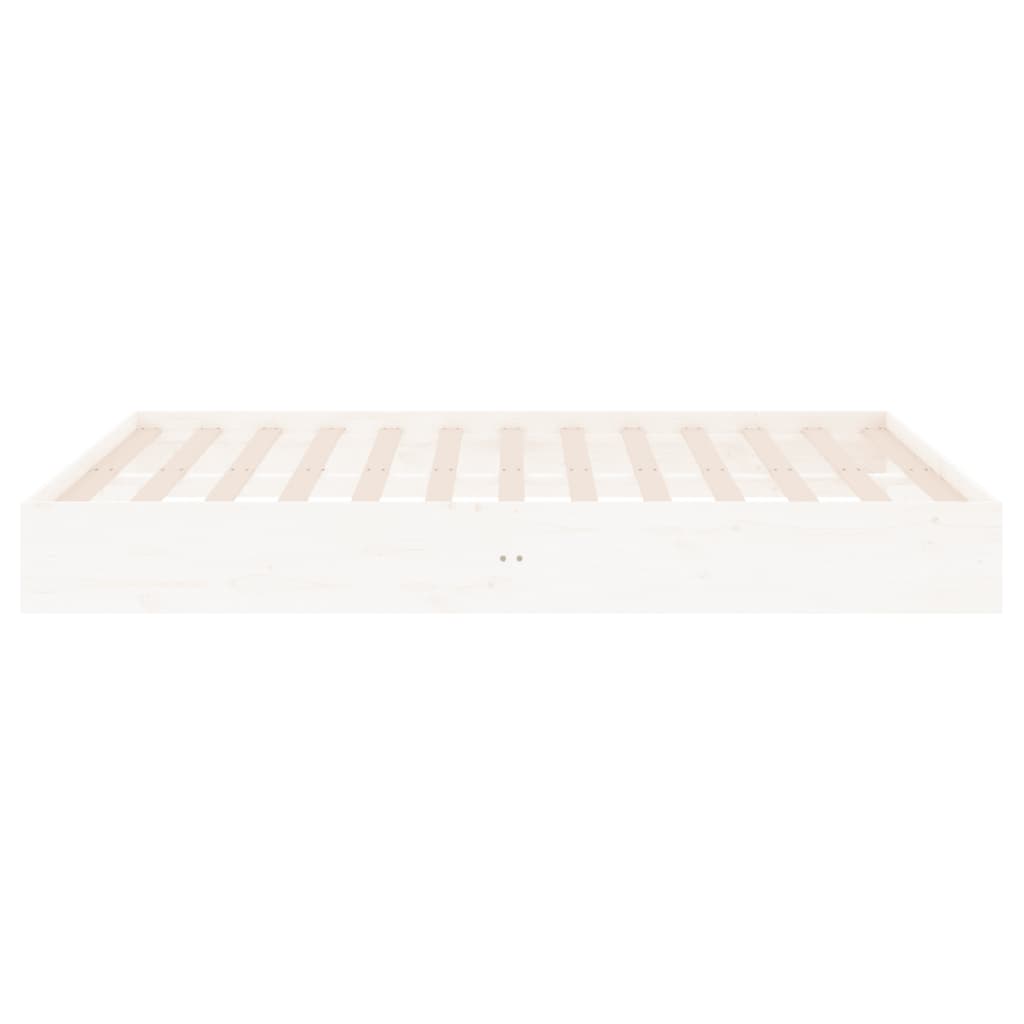 Sengeramme hvit heltre 160x200 cm