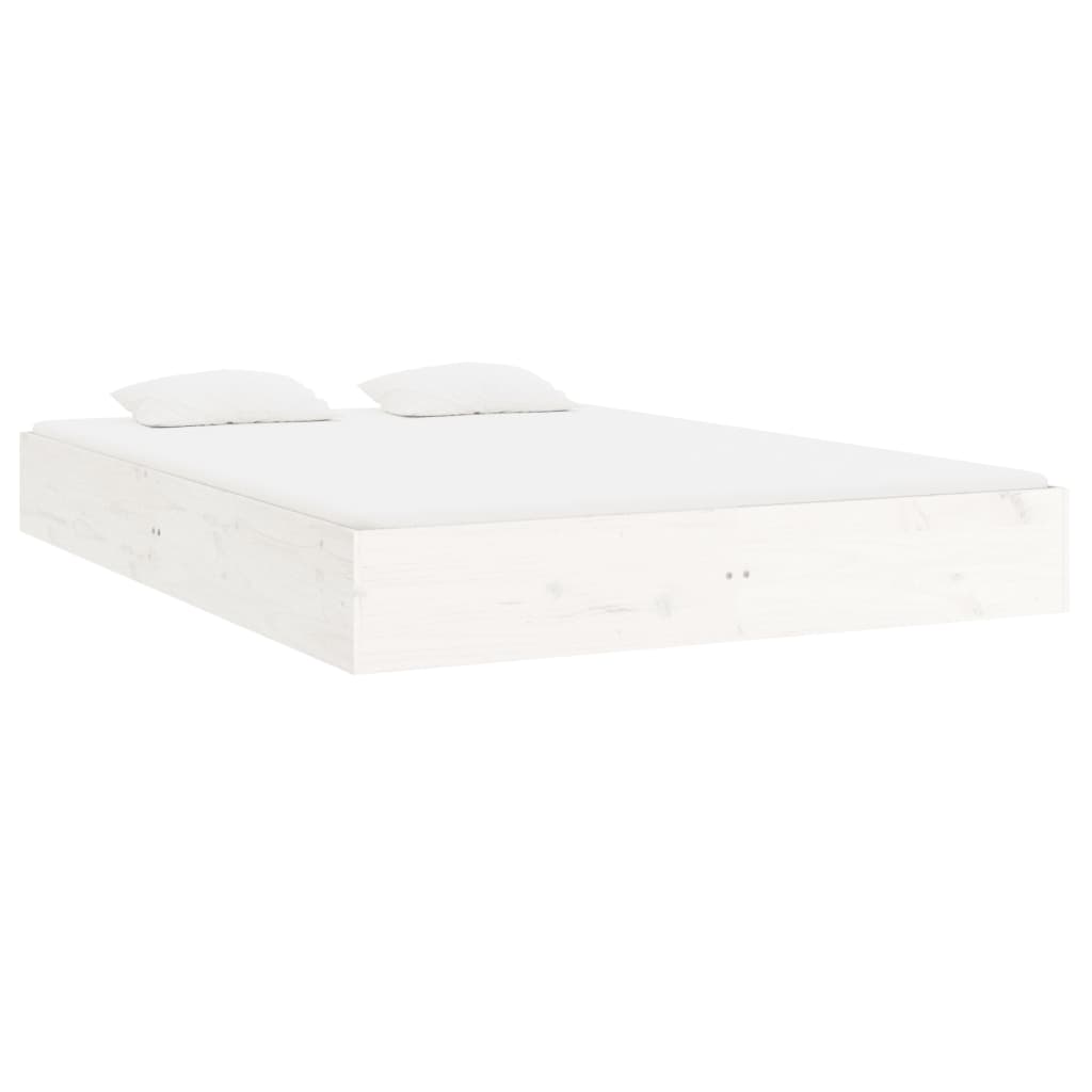 Sengeramme hvit heltre 150x200 cm King Size