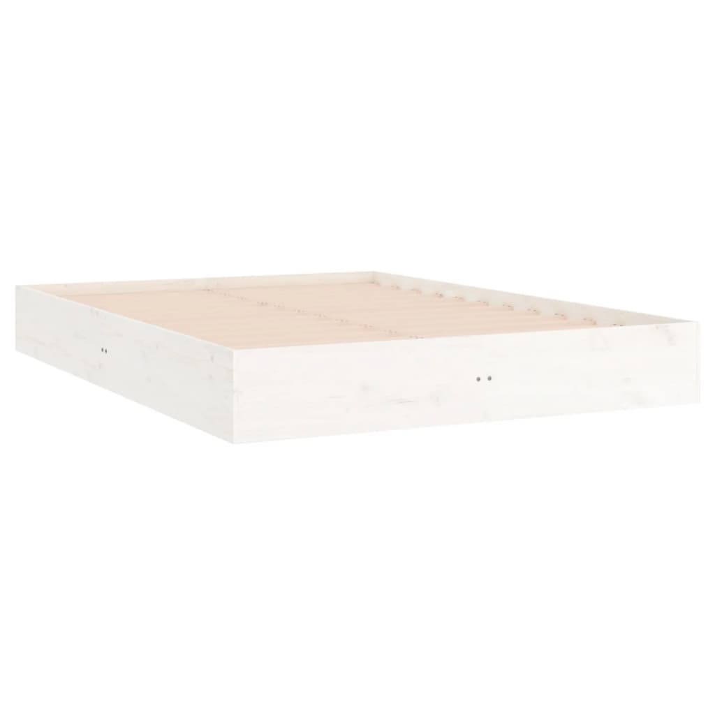 Sengeramme hvit heltre 150x200 cm King Size
