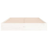 Sengeramme hvit heltre 150x200 cm King Size
