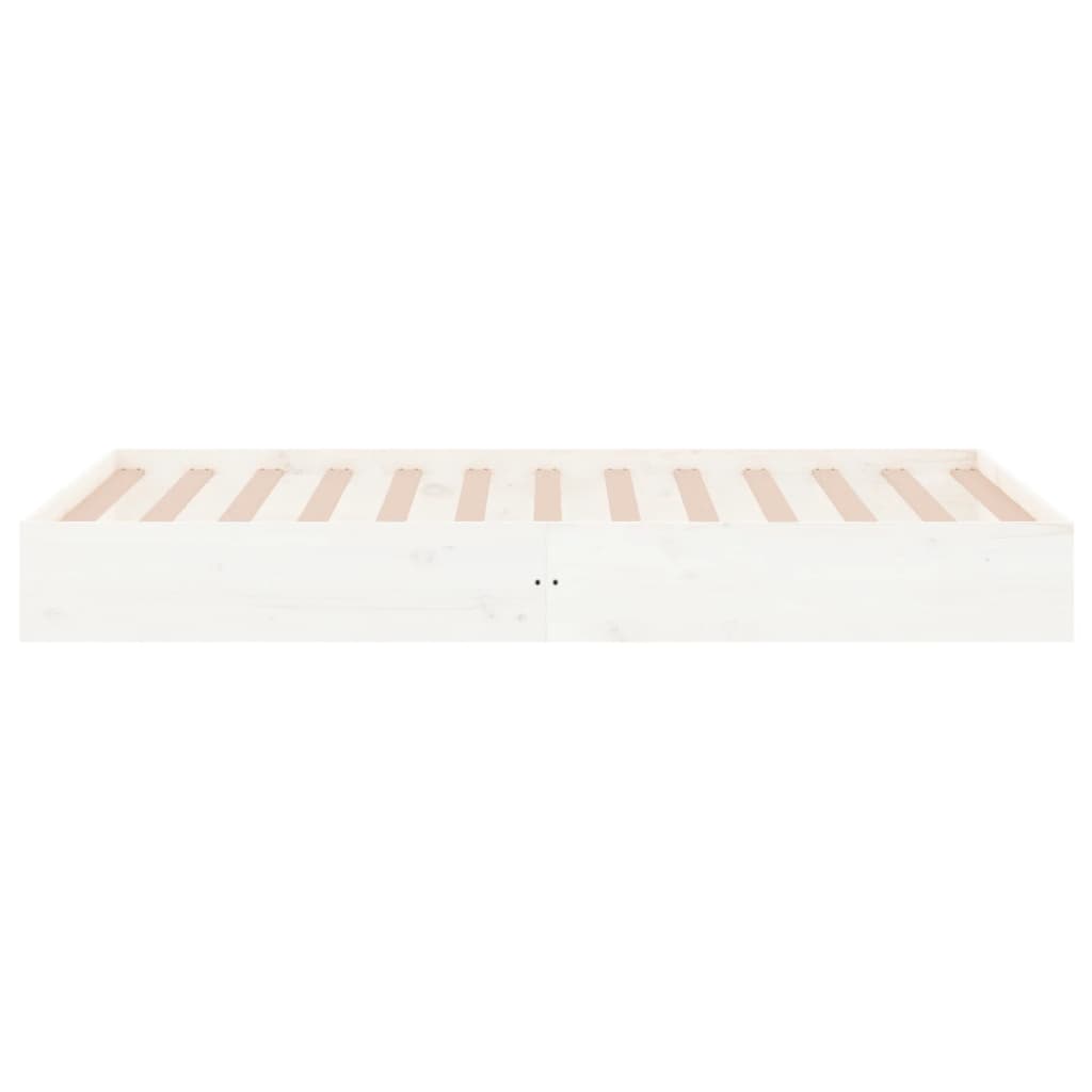 Sengeramme hvit heltre 90x200 cm