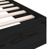 Sengeramme svart heltre 75x190 cm Small Single