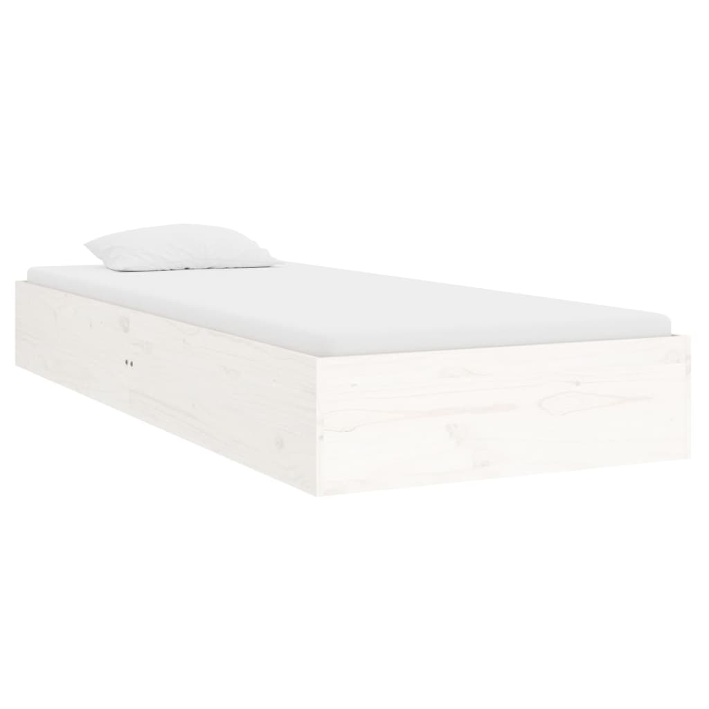 Sengeramme hvit heltre 90x190 cm Single