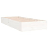 Sengeramme hvit heltre 90x190 cm Single