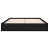 Sengeramme svart heltre 120x190 cm Small Double