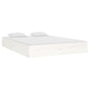 Sengeramme hvit heltre 135x190 cm Double