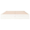 Sengeramme hvit heltre 135x190 cm Double