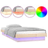Sengeramme med LED 100x200 cm heltre