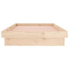 Sengeramme med LED 100x200 cm heltre