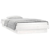 Sengeramme med LED hvit 75x190 cm Small Single heltre