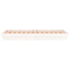 Sengeramme med LED hvit 75x190 cm Small Single heltre