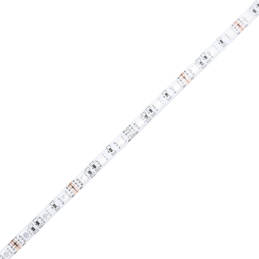 Sengeramme med LED hvit 90x190 cm Single heltre