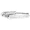 Sengeramme med LED hvit 120x190 cm Small Double heltre