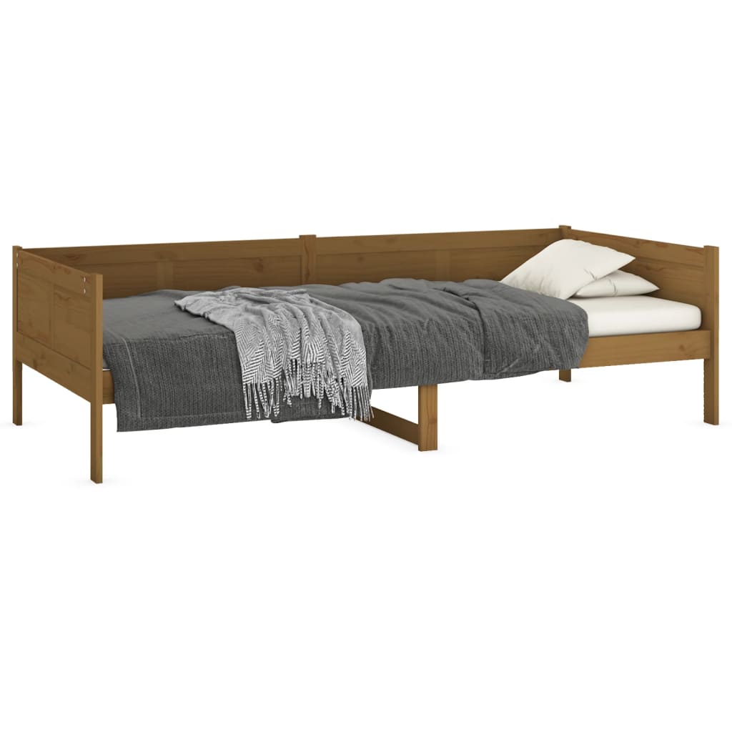 Dagseng honningbrun heltre furu 90x190 cm