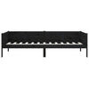 Dagseng svart heltre furu 90x190 cm