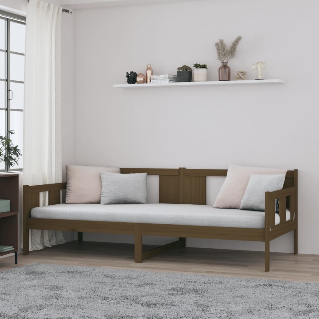 Dagseng honningbrun heltre furu 90x200 cm