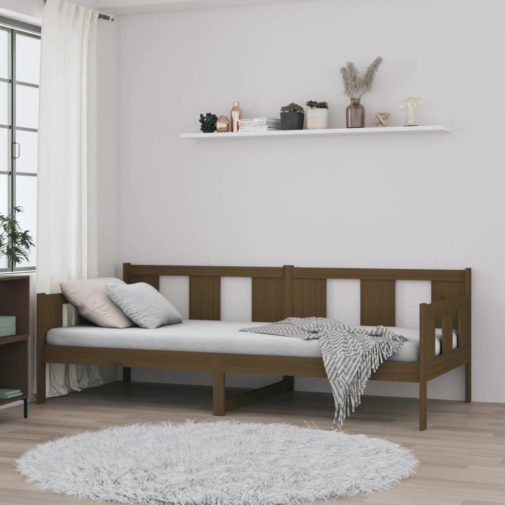 Dagseng honningbrun heltre furu 90x190 cm