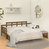 Uttrekkbar dagseng honningbrun heltre furu 2x(90x190) cm