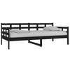 Dagseng svart heltre furu 90x190 cm